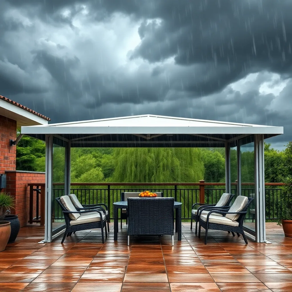 Jak zabezpieczyć taras przed deszczem