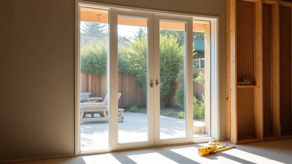 Przebudowa okna na drzwi tarasowe