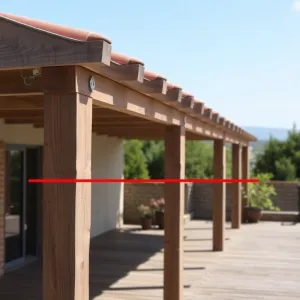 Co ile słupy pod zadaszenie tarasu