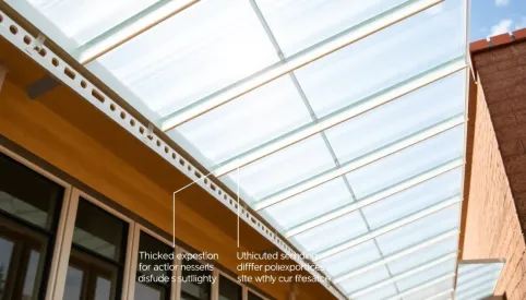 Jaka grubość poliwęglanu komorowego na zadaszenie tarasu