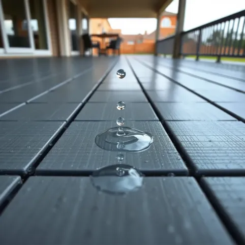 Jaki spadek na tarasie zadaszonym